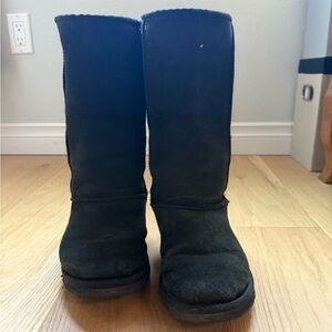 UGG Black Suede Winter Boots
